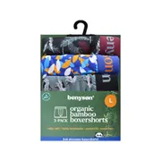 3-PACK Bambusové pánské boxerky 7010-BENY