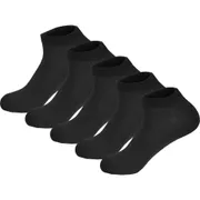 5-PACK Bavlněných kotníkových ponožek SK-501-BLACK
