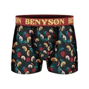 5-PACK Pánské barevné elastické boxerky 7122