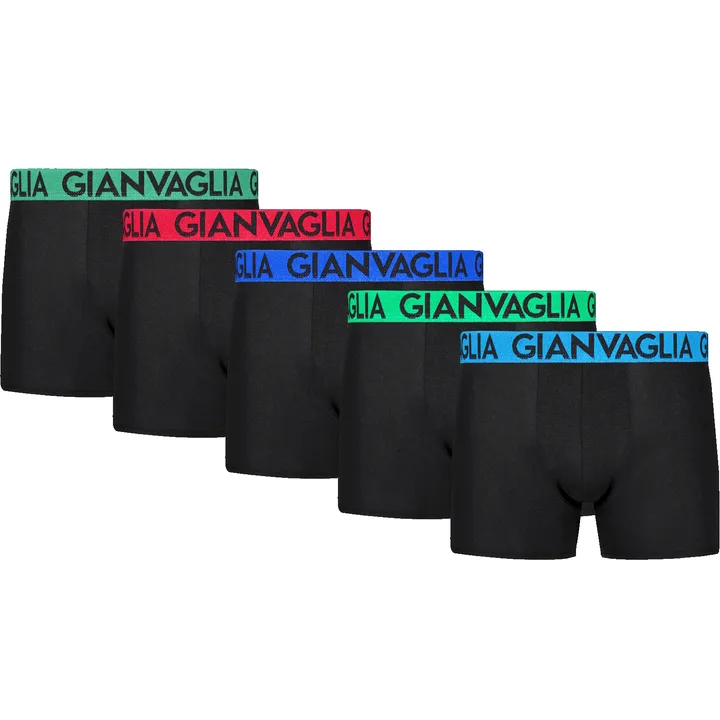 5-PACK Výhodné balení pánských boxerek Gianvaglia 021