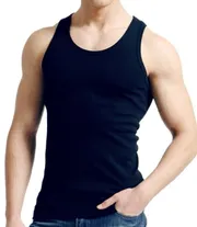 Bavlněné pánské tílko klasik