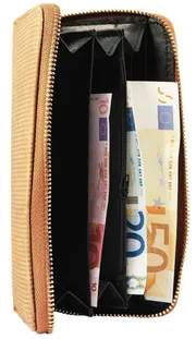 Dámská peněženka Charm, imitace kůže, béžová mozaika