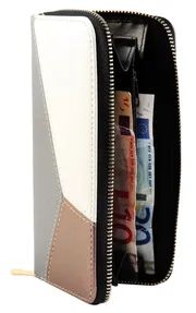 Dámská trojbarevná peněženka Charm z imitace kůže