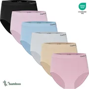 Dámské bambusové kalhotky vyšší pas GBTW-3102