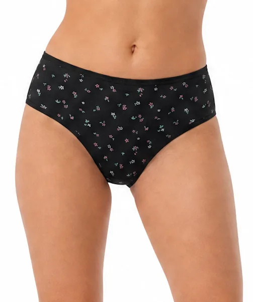 Dámské bavlněné kalhotky s květinkami Gaubert 9090