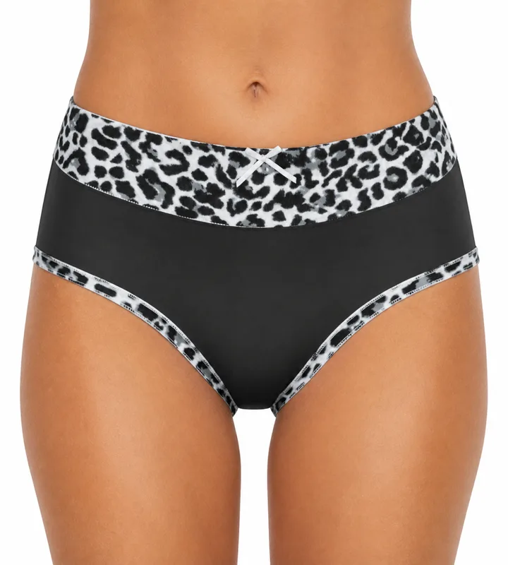 Dámské kalhotky klasik 9077 Leopard