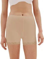 Dámské vyšší bavlněné boxerky s krajkou 703-3K
