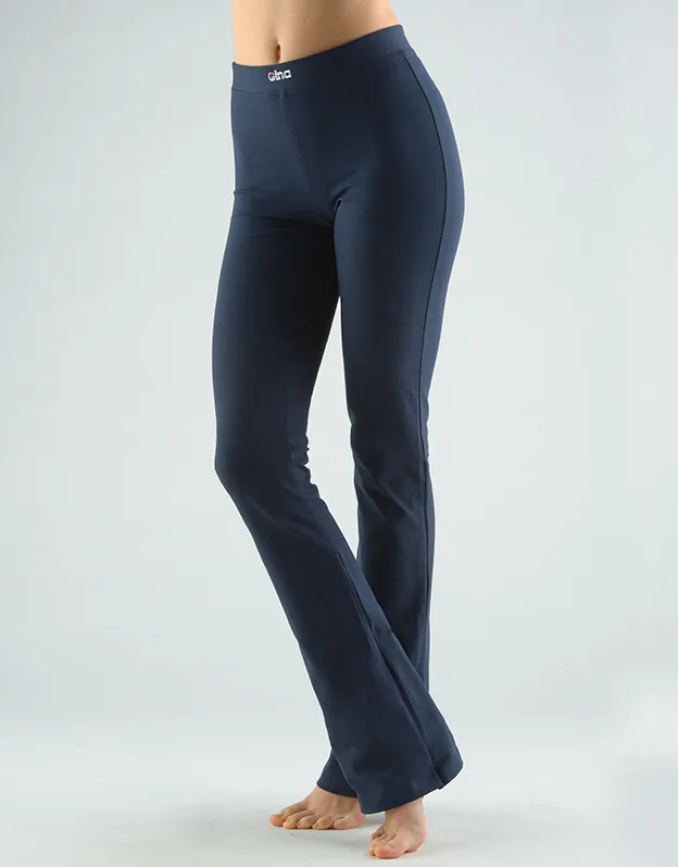 Kalhoty zvonové jednobarevné prodloužená délka 96002P