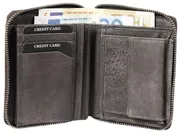 Luxusní peněženka Leonardo Verrelli z pravé kůže s ochranou RFID