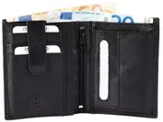 Pánská peněženka Akzent z pravé kůže černá