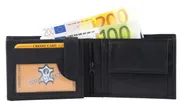 Pánská peněženka SteinMeister z pravé kůže černá