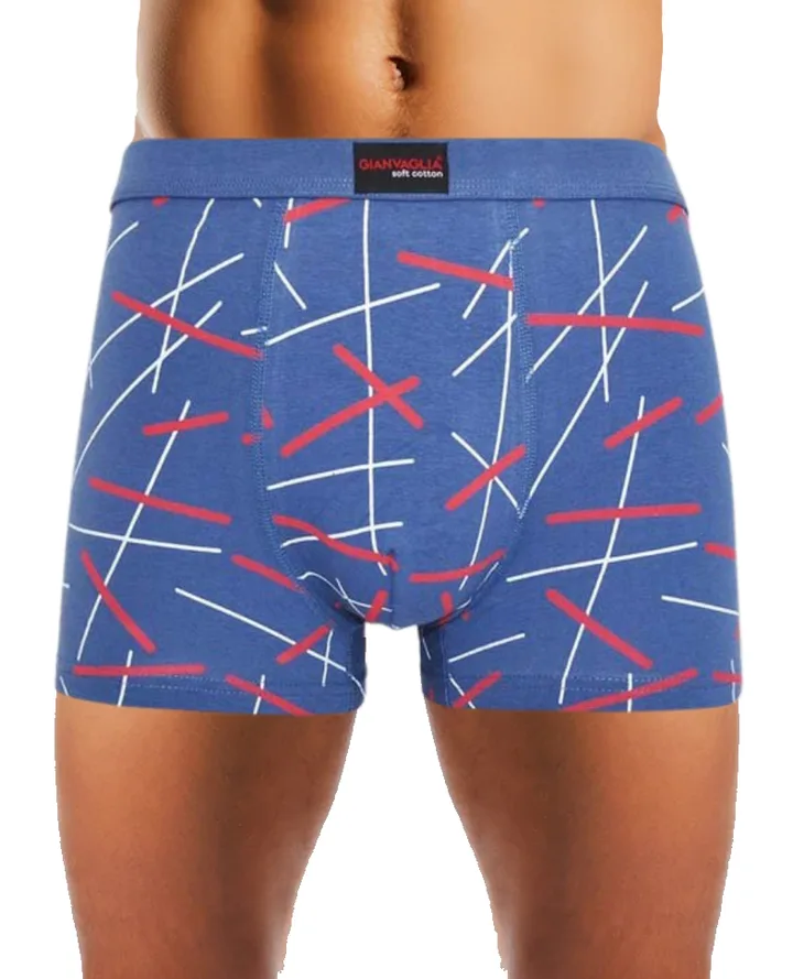 Pánské bavlněné boxerky Gianvaglia abstrakt 7005