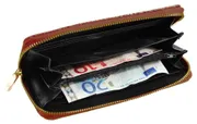 Peněženka dámská Charm s krokodýlím vzorem hnědá