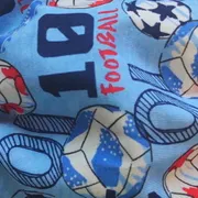 Rouška dvojitá s kapsou vzor Fotbal