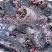 Rouška dvojitá s kapsou vzor Kočky Lucky