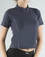 Tričko se stojáčkem, krátkým rukávem, zdobení paspulemi 98005P