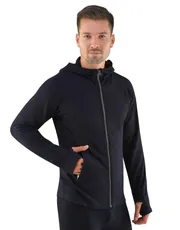 Unisex mikina s dlouhým rukávem a kapucí Gina Bamboo 99007P